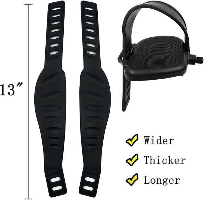 ZSFLZS A Pair Exercise Bike Pedal Straps