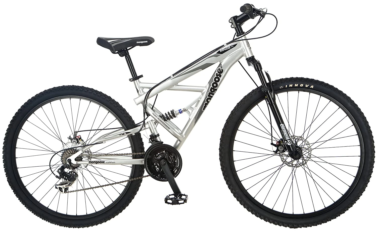 Mongoose Impasse Full Dual-Suspension Mountain Bike